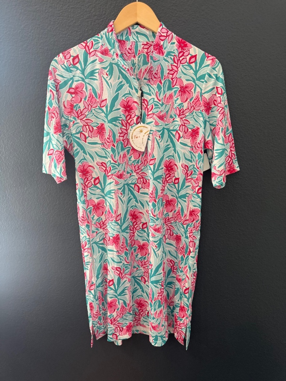 NWT TAIL Active Floral Print Golf Dress With UPF 50